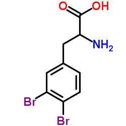 3,4-Dibromophenylalanine structure