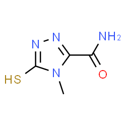 1H-1,2,4-Triazole-3-carboxamide,4,5-dihydro-4-methyl-5-thioxo-(9CI)结构式