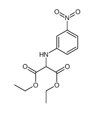 diethyl 2-(3-nitroanilino)propanedioate Structure