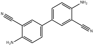 4,4'-二氨基-[1,1'-联苯]-3,3'-二甲腈结构式