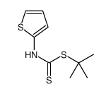 tert-butyl N-thiophen-2-ylcarbamodithioate结构式