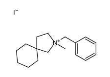 2-benzyl-2-methyl-2-azoniaspiro[4.5]decane,iodide Structure