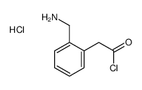 (2-(aminomethyl)phenyl)acetylchloride hydrochloride Structure