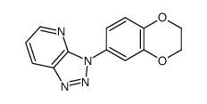 3-(2,3-dihydro-1,4-benzodioxin-6-yl)triazolo[4,5-b]pyridine Structure