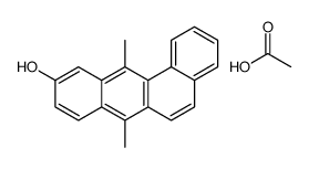 acetic acid,7,12-dimethylbenzo[a]anthracen-10-ol Structure