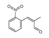 2-methyl-3-(2-nitrophenyl)prop-2-enal Structure