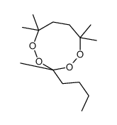 3-butyl-3,6,6,9,9-pentamethyl-1,2,4,5-tetroxonane Structure