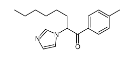 2-imidazol-1-yl-1-(4-methylphenyl)octan-1-one结构式