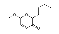 6-butyl-2-methoxy-2H-pyran-5-one结构式