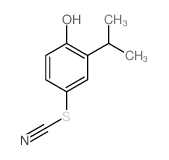 2-propan-2-yl-4-thiocyanato-phenol结构式