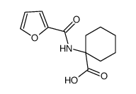 1-(furan-2-carbonylamino)cyclohexane-1-carboxylic acid Structure