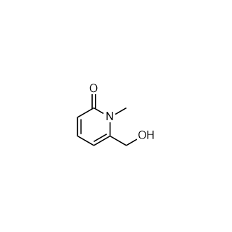 6-(羟甲基)-1-甲基吡啶-2(1H)-酮结构式