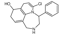 1,2,3,4,6,7-Hexahydro-10-chloro-1-phenyl-8H-pyrido[3,2,1-jk][1,4]benzodiazepin-7-ol picture