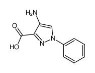4-Amino-1-phenyl-1H-pyrazole-3-carboxylic acid Structure