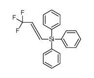 triphenyl(3,3,3-trifluoroprop-1-enyl)silane Structure