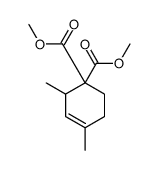 dimethyl 2,4-dimethylcyclohex-3-ene-1,1-dicarboxylate Structure