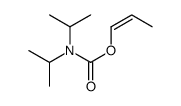 prop-1-enyl N,N-di(propan-2-yl)carbamate结构式