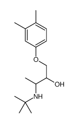 3-(tert-butylamino)-1-(3,4-dimethylphenoxy)butan-2-ol Structure