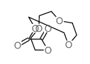 1,4,7,10,13-pentaoxacyclopentadecane-2,3-dione structure