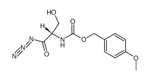 Z(OMe)-Ser-azide Structure