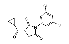 1-(cyclopropanecarbonyl)-3-(3,5-dichlorophenyl)imidazolidine-2,4-dione Structure