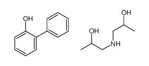 1-(2-hydroxypropylamino)propan-2-ol,2-phenylphenol结构式
