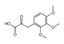 BENZENEPROPANOIC ACID, 2,3,4-TRIMETHOXY-.ALPHA.-OXO- structure