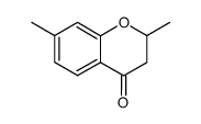 2,3-Dihydro-2,7-dimethyl-4H-1-benzopyran-4-one Structure