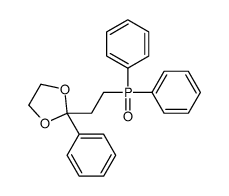 2-(2-diphenylphosphorylethyl)-2-phenyl-1,3-dioxolane Structure