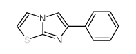 6-苯基-咪唑并[2,1-b]噻唑结构式