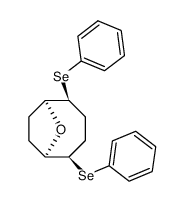 2,5-bis-(phenylseleno)-9-oxabicyclo[4.2.1]nonane结构式