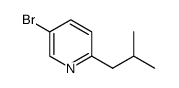 5-Bromo-2-(2-methylpropyl)pyridine结构式
