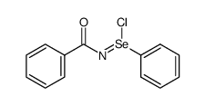 N-benzoylbenzeneseleninimidoyl chloride Structure