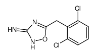 5-[(2,6-dichlorophenyl)methyl]-1,2,4-oxadiazol-3-amine Structure