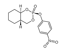 (4aα,8aβ)-hexahydrobenzo-2α-(p-nitrophenoxy)-2β-oxo-1,3,2λ5-dioxaphosphorinane Structure