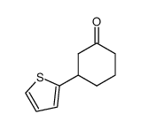 3-(thiophen-2-yl)cyclohexanone Structure
