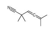 2,2,5-trimethylhexa-3,4-dienenitrile Structure