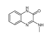 2(1H)-Quinoxalinone,3-(methylamino)-(9CI) Structure