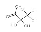 3,3,3-trichloro-2,2-dihydroxypropanoic acid Structure