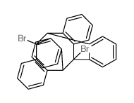 5,11-dibromo-5,6,11,12-tetrahydro-5,12:6,11-bis([1,2]benzeno)dibenzo[a,e][8]annulene Structure