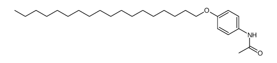 N-(4-(octadecyloxy)phenyl)acetamide Structure