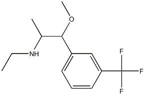 N-Ethyl-β-methoxy-α-methyl-3-(trifluoromethyl)benzeneethanamine结构式