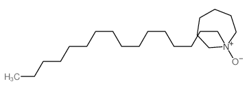 1-hexadecyl-1-oxido-1-azoniacycloheptane structure