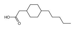 2-(4-PENTYLCYCLOHEXYL)ACETIC ACID Structure