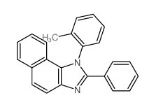 1-(2-methylphenyl)-2-phenylbenzo[e]benzimidazole结构式