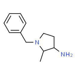 CIS-1-Benzyl-2-methyl-3-amino pyrrolidine结构式