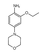 2-ethoxy-4-morpholin-4-yl-phenylamine Structure
