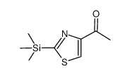 1-[2-(trimethyl-silanyl)-thiazol-4-yl]-ethanone Structure