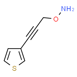 Hydroxylamine, O-[3-(3-thienyl)-2-propynyl]- (9CI) structure