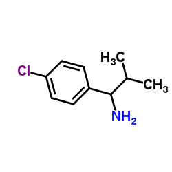 1-(4-氯苯基)-2-甲基丙-1-胺结构式